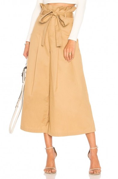 Endless Rose PAPER BAG PANTS | wide leg cropped trousers - flipped
