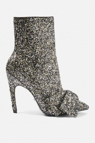 Topshop HALLELUJAH Ankle Boots | glittering party shoes - flipped