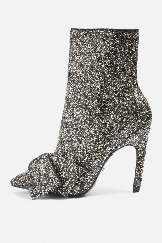 Topshop HALLELUJAH Ankle Boots | glittering party shoes