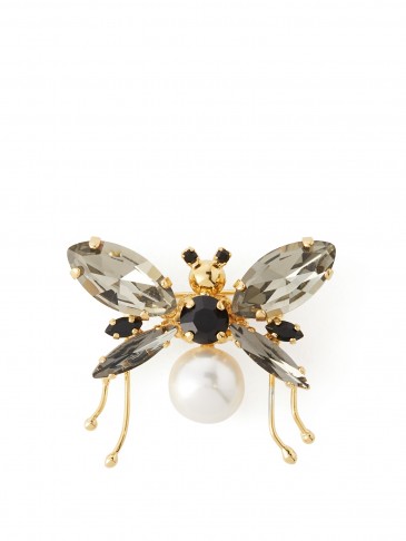 ERDEM Insect crystal-embellished brooch ~ beautiful brooches