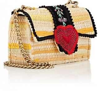 KOORELOO Divine Bijoux Shoulder Bag ~ luxe fabric chain strap bags