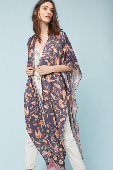 Kachel ~ Minerva Silk Kimono | printed kimonos | oriental style fashion - flipped
