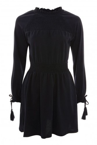 Topshop Shirred Smock Dress | party chic | affordable evening dresses - flipped
