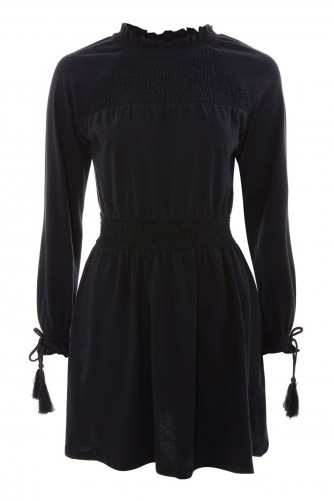 Topshop Shirred Smock Dress | party chic | affordable evening dresses