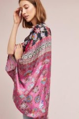 Kachel Winnie Silk Kimono / silky mixed print kimonos