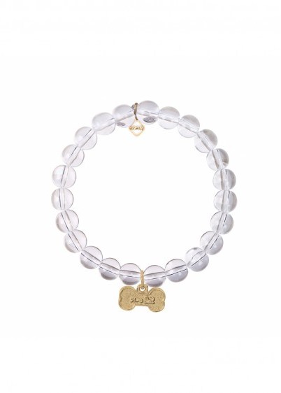 MEME LONDON Bambi s bone clear Agate with gold - flipped