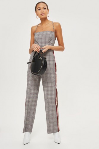 Topshop Checked Jumpsuit | strappy back jumpsuits