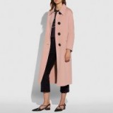 COACH 1941 Luxury Wool Trench BLUSH | luxe coats