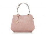 DUNE DIMOGEN – NUDE Large Double Compartment Shoulder Bag | pale pink handbags