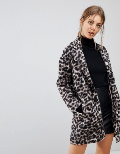 Esprit Leopard Print Coat ~ animal prints ~ glamorous coats - flipped