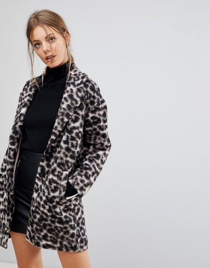 Esprit Leopard Print Coat ~ animal prints ~ glamorous coats