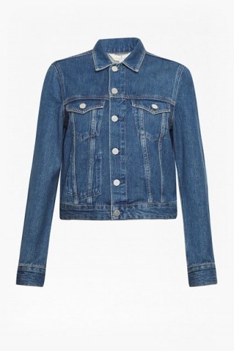 FRENCH CONNECTION MICRO WESTERN DENIM JACKET | classic blue jackets - flipped