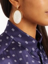 ELLERY Moon Eye oval single earring ~ statement earrings