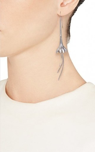 PAMELA LOVE Anemone Drop Earrings ~ floral statement jewellery - flipped