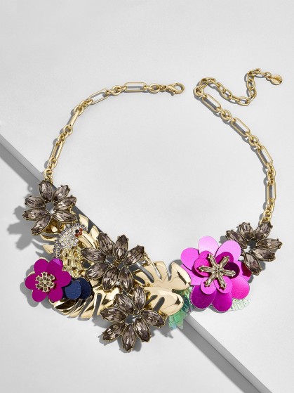BAUBLEBAR QUEEN OF BLOOMS STATEMENT NECKLACE | floral necklaces