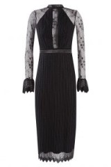 TFNC Nolita Black Midi Dress | open back party dresses
