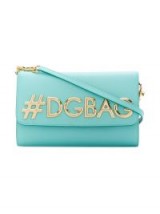 DOLCE & GABBANA DG Millennials shoulder bag | small turquoise-blue handbags
