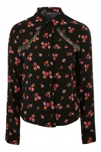 TOPSHOP Floral Fringe Shirt. FRINGED WESTERN SHIRTS