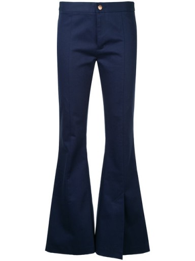 MAGGIE MARILYN She’s Still A Dreamer navy flared trousers