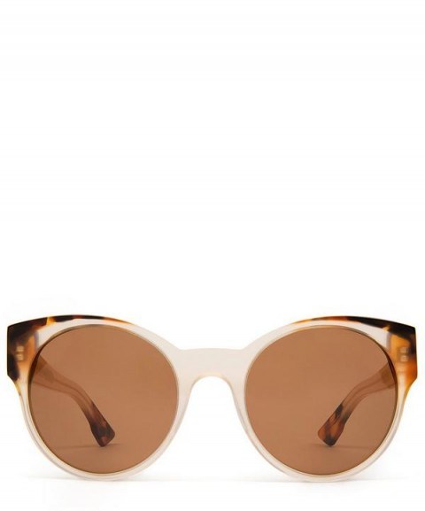 ZANZAN Osa Round Acetate Sunglasses ~ chic summer eyewear - flipped