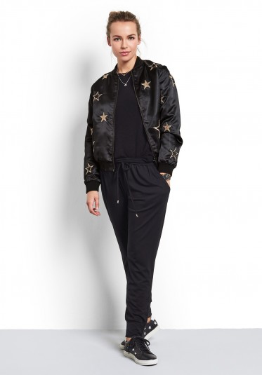 hush Reversible Star Bomber ~ stylish casual jackets