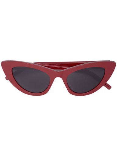 SAINT LAURENT EYEWEAR New Wave 213 Lily sunglasses / red retro eyewear / vintage inspired summer accessories - flipped