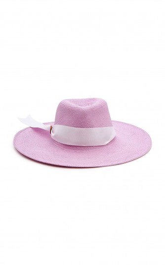 LittleDoe Patricia Straw Hat. WIDE BRIM HOLIDAY HATS - flipped