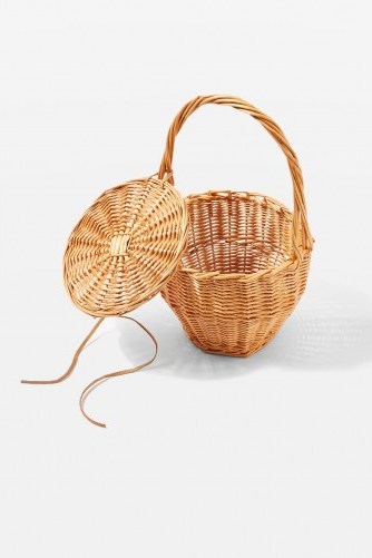 topshop Shelly Straw Basket Bag. CUTE TOP HANDLE BAGS - flipped