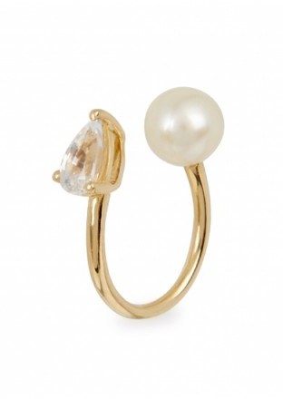 ANISSA KERMICHE Perle Rare 14ct gold ear cuff ~ single earrings ~ dainty cuffs - flipped