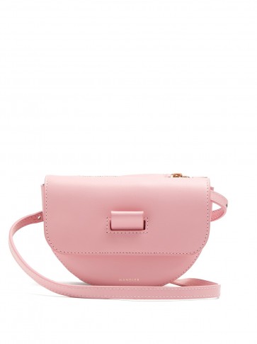 WANDLER Anna pink leather belt bag ~ bum bags