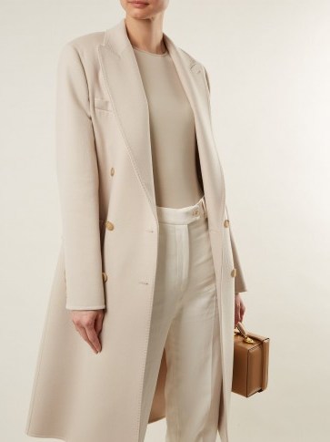 MAX MARA Armonia beige wool and cashmere coat ~ chic coats - flipped