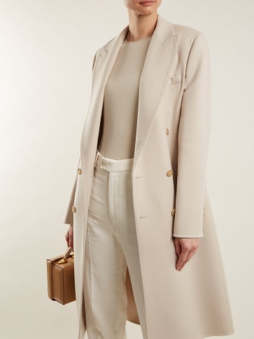 MAX MARA Armonia beige wool and cashmere coat ~ chic coats
