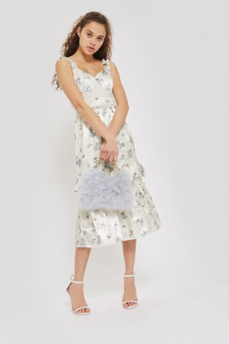 Topshop Ditsy Print Midi Dress – floral spring dresses