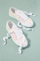 Superga Elby Sequin Embellished Trainers | sports luxe sneakers