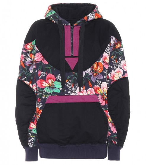 ISABEL MARANT Zansel Aloha cotton-blend floral hoodie