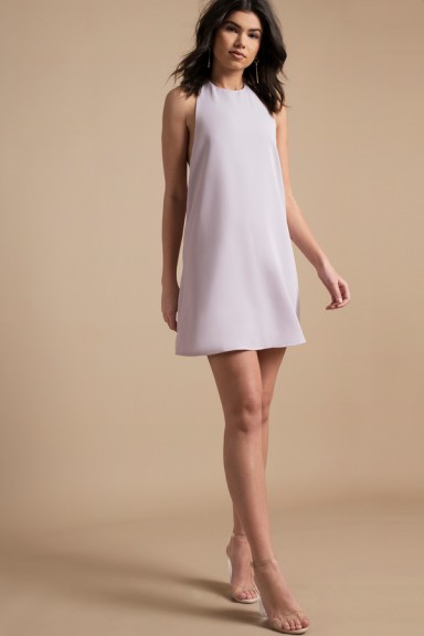 TOBI REVELRY LAVENDER SHIFT DRESS ~ lilac sleeveless dresses