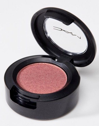 MAC Shimmer Small Eyeshadow in Expensive Pink ~ metallic eyeshadows - flipped