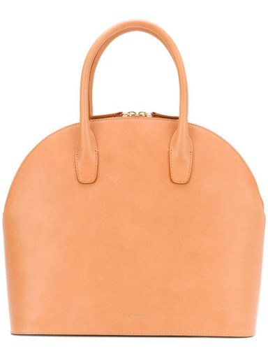 MANSUR GAVRIEL Brandy tote | orange leather handbags - flipped