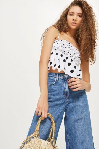 Topshop Mix Spot Print Camisole Top | cute spotty tops - flipped