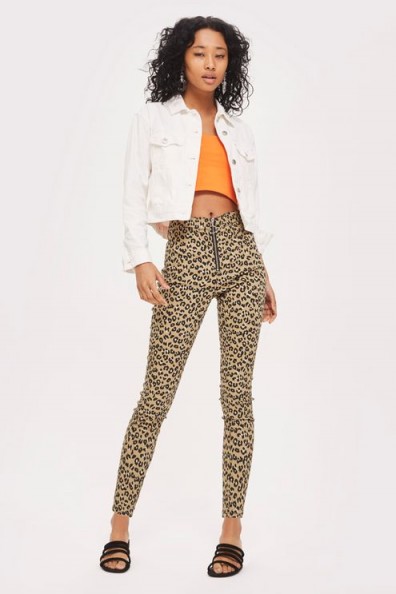 MOTO Leopard Print Joni Jeans – glamorous animal prints