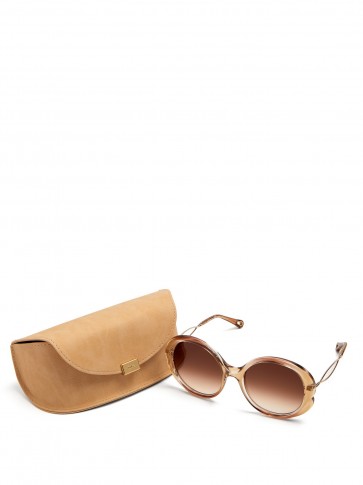 CHLOÉ Rubie round-frame acetate sunglasses ~ chic 70s style eyewear