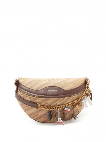 BALENCIAGA Souvenir bag XS | designer charm-embellished bum bags - flipped