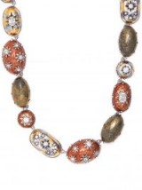 BOTTEGA VENETA Stellular multi-stone sterling-silver necklace ~ beautiful details