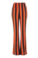 Topshop Striped Flared Trousers – red and black stripe pants – vintage style