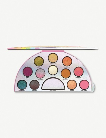 TOO FACED Life’s A Festival Eyeshadow Palette – make-up box – colourful palettes – pretty eyeshadows - flipped