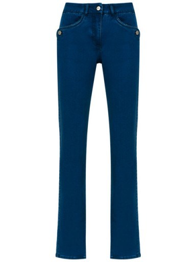 TUFI DUEK straight denim trousers | front pocket jeans - flipped