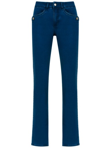 TUFI DUEK straight denim trousers | front pocket jeans