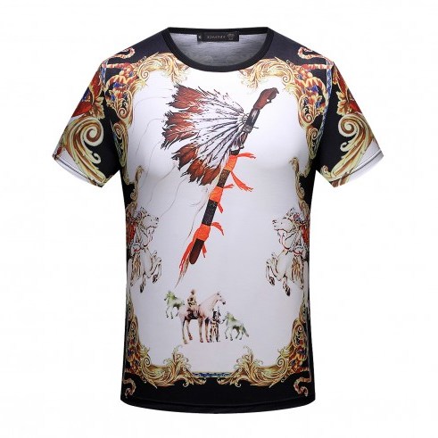 Versace Native Americans Tribute T-Shirt - flipped