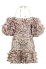 $358.00 Zimmermann Painted Heart Folds Dress