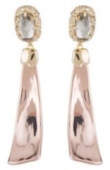 ALEXIS BITTAR Crystal Detail Drop Earrings ~ statement jewellery